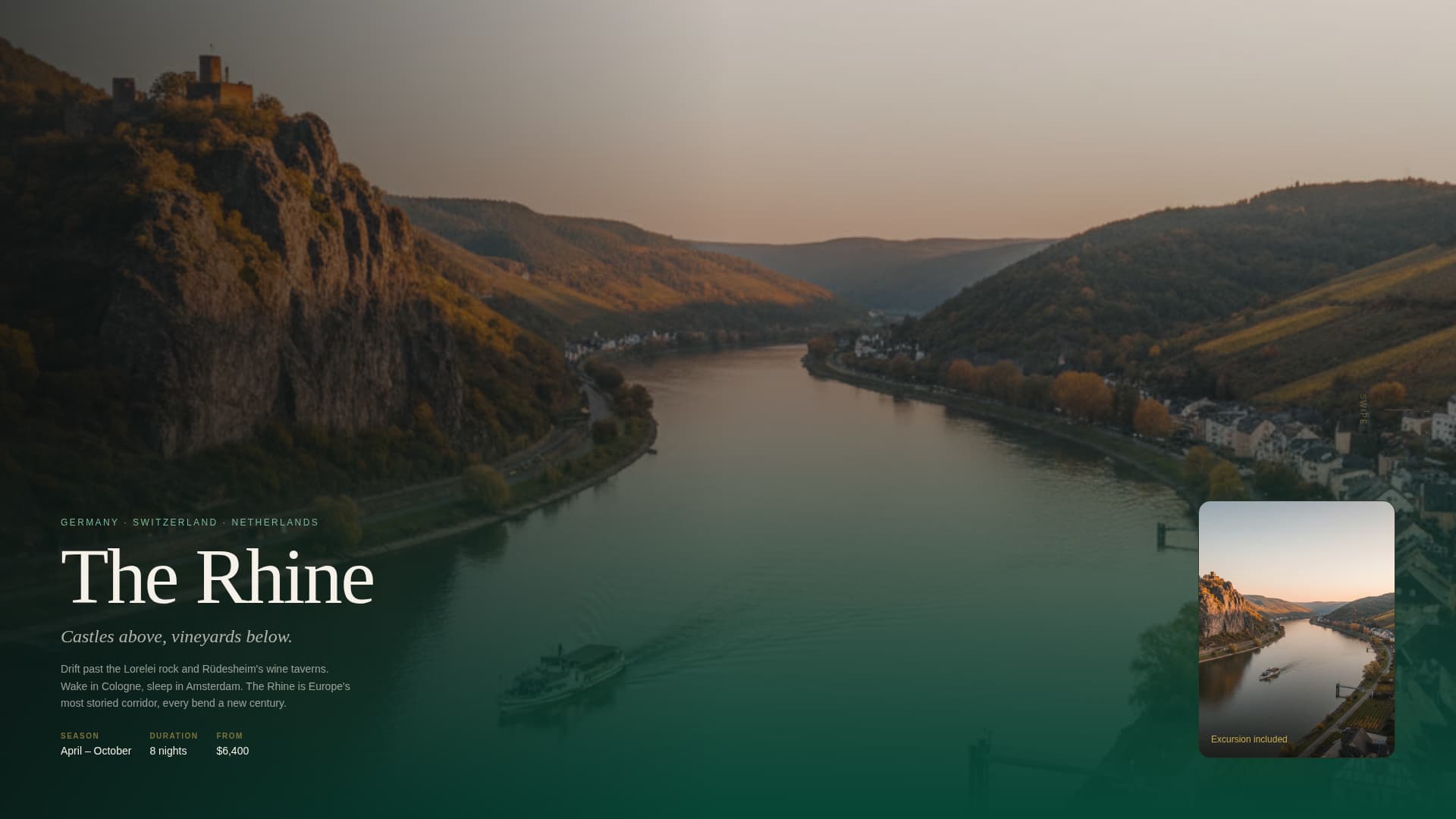 Cruise & Luxury Travel Booking Website Template
