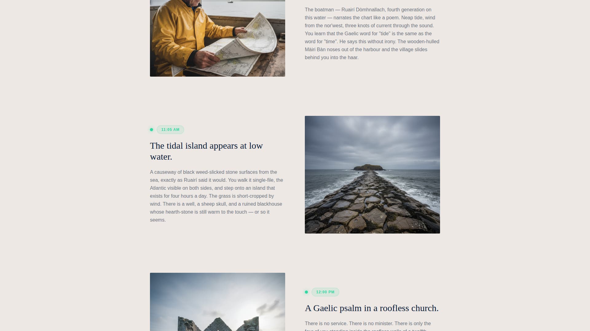 Scotland Travel Booking Website Template
