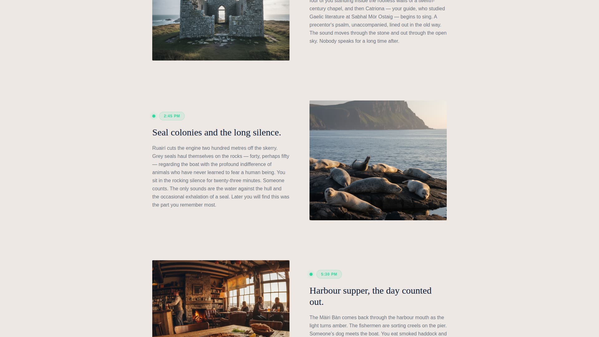 Scotland Travel Booking Website Template