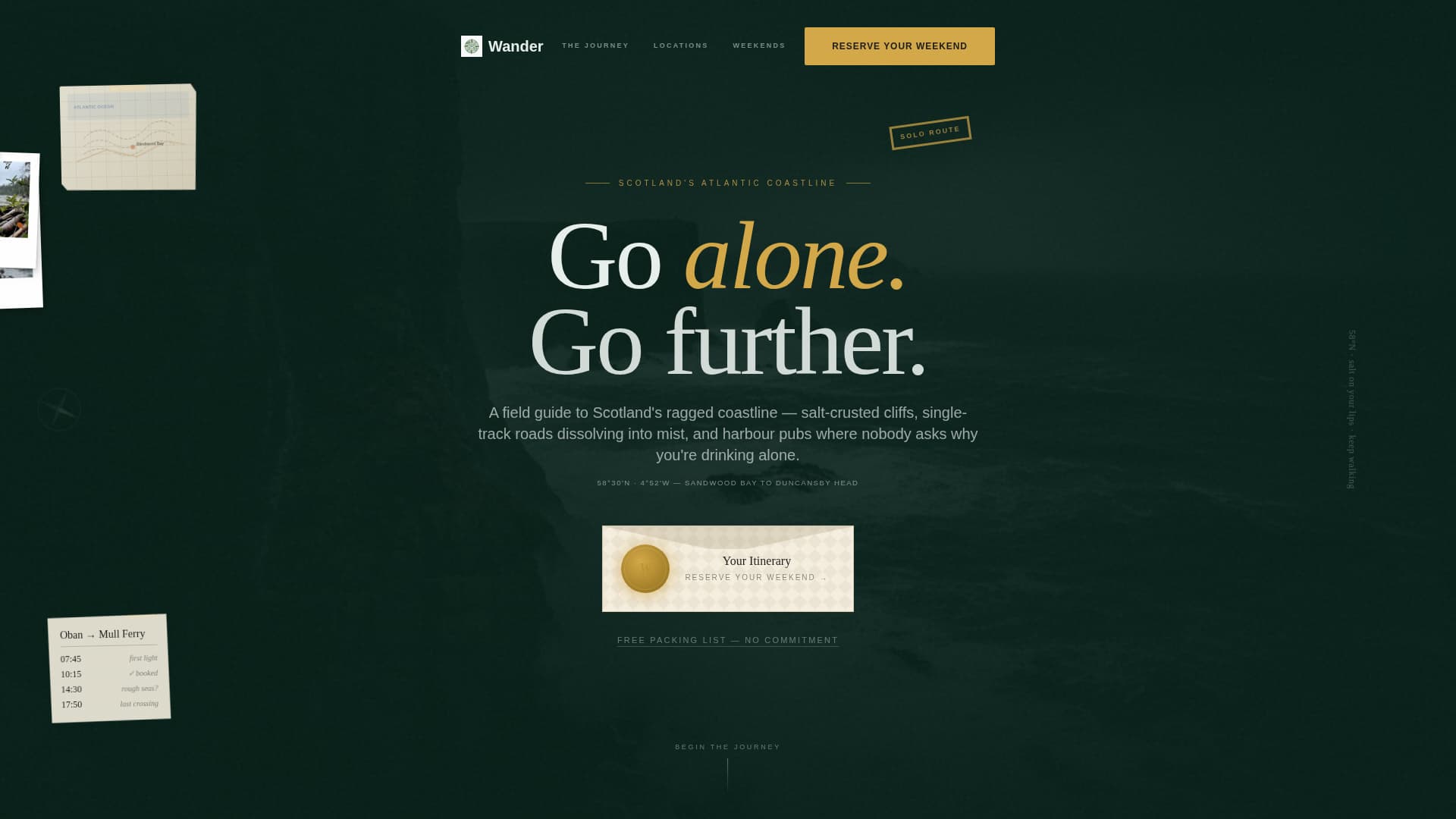 Scotland Travel Specialist Booking Website Template