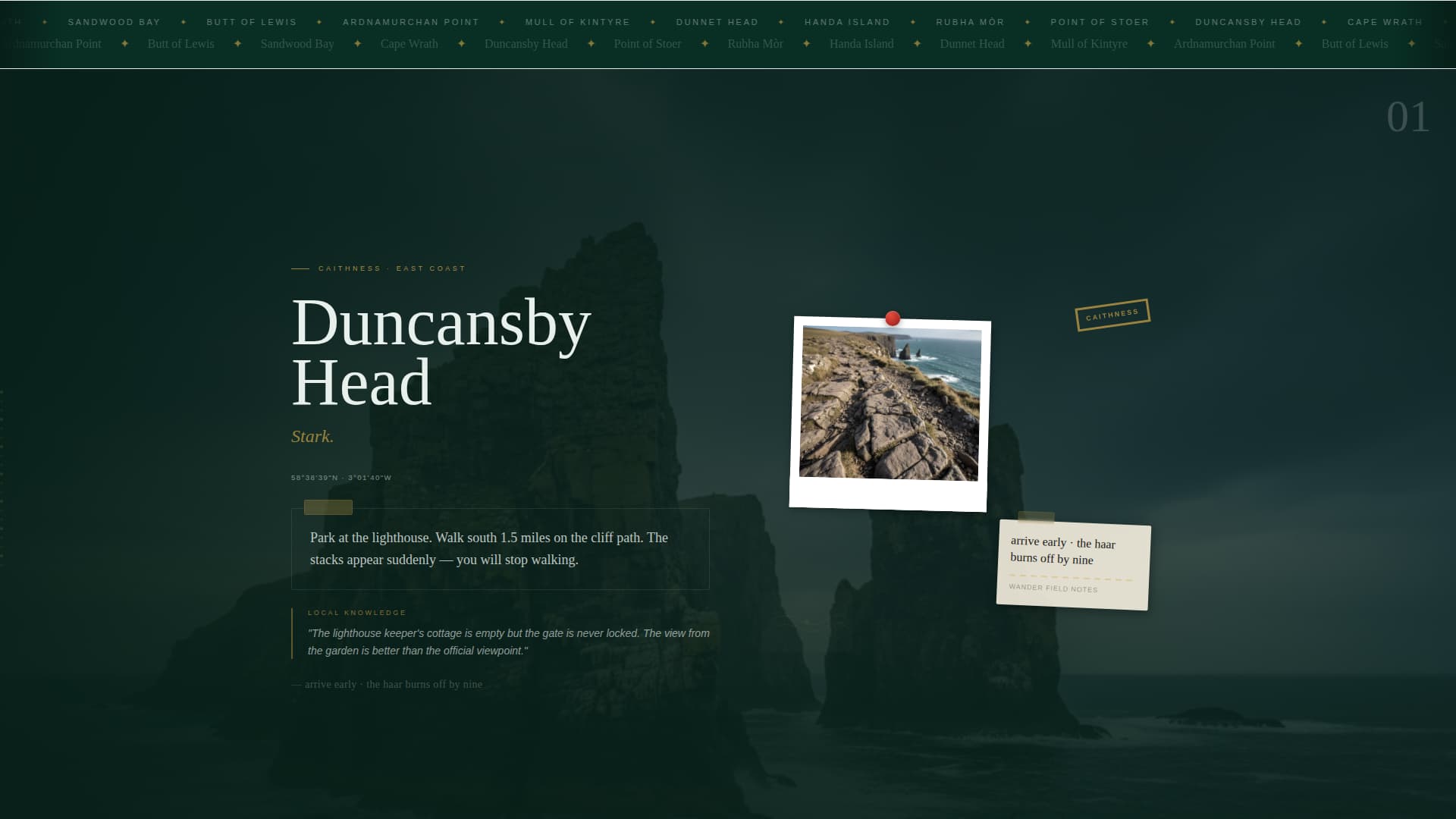 Scotland Travel Specialist Booking Website Template