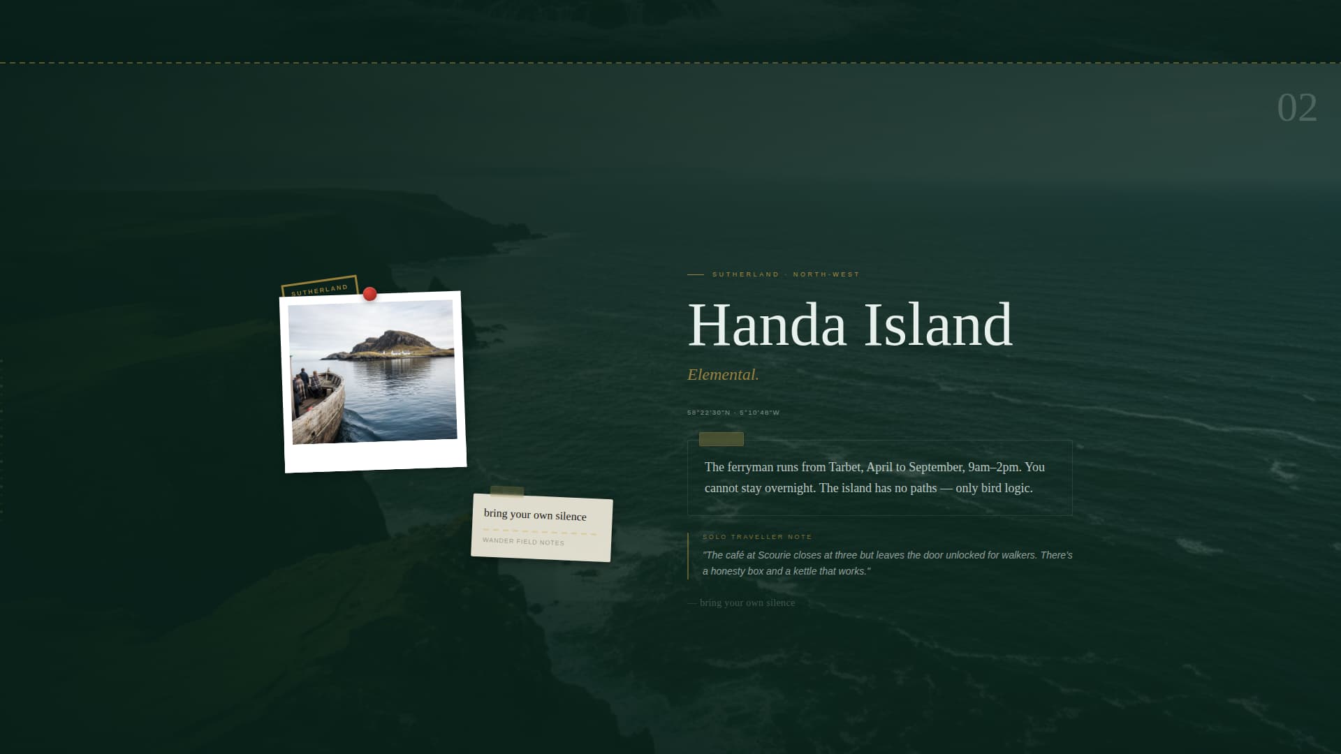 Scotland Travel Specialist Booking Website Template