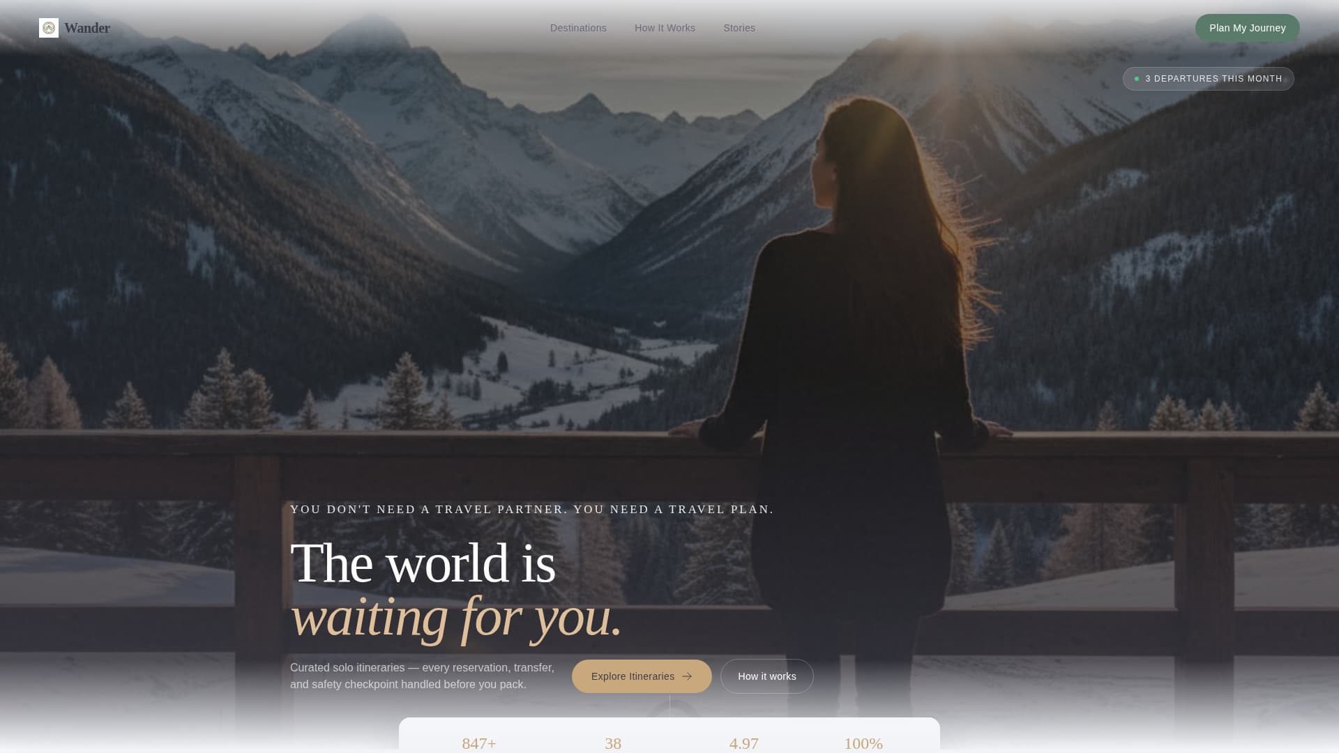 Travel Blog & Guide Booking Website Template