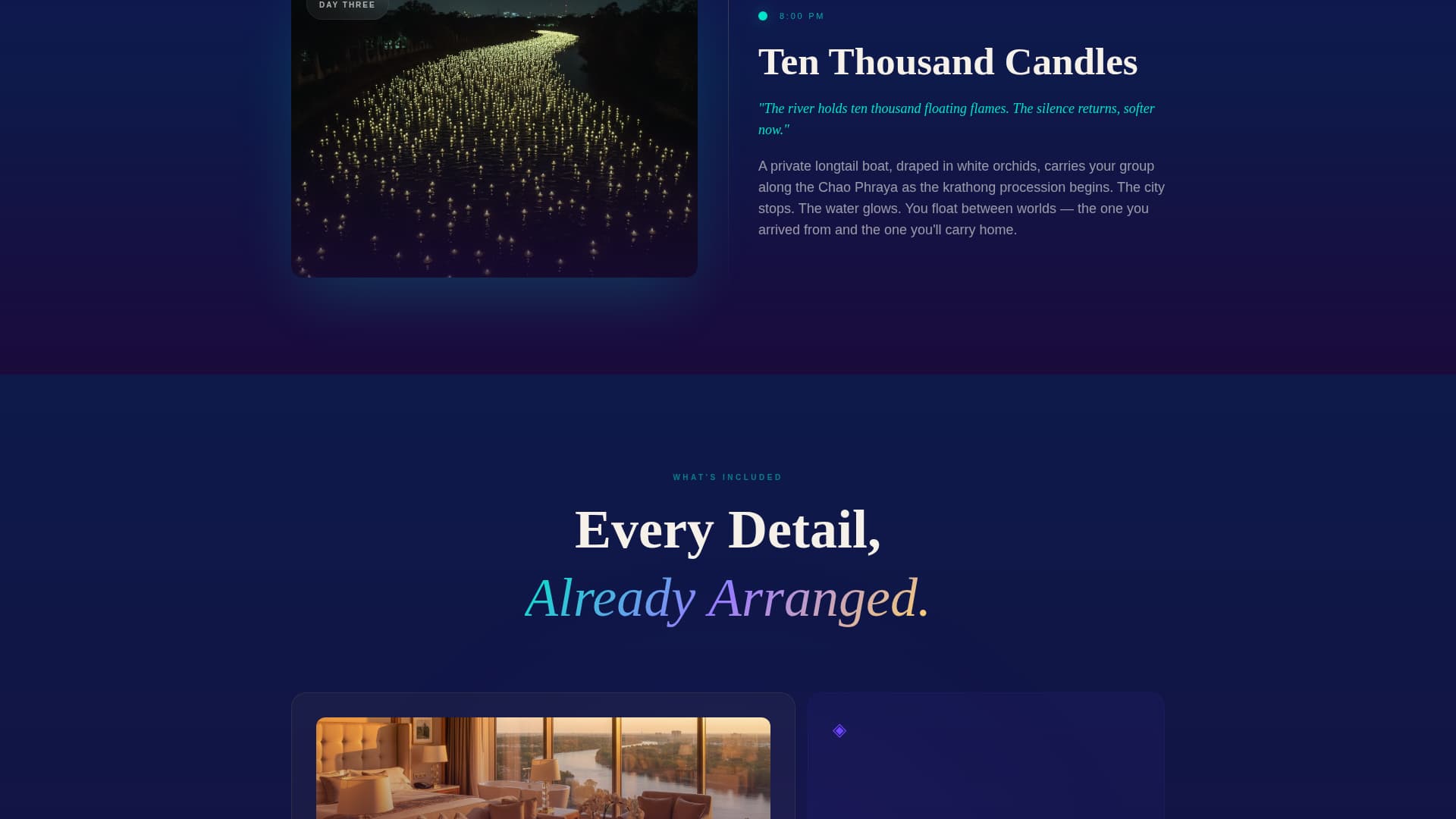 Festival & Event Tourism Specialist Booking Website Template