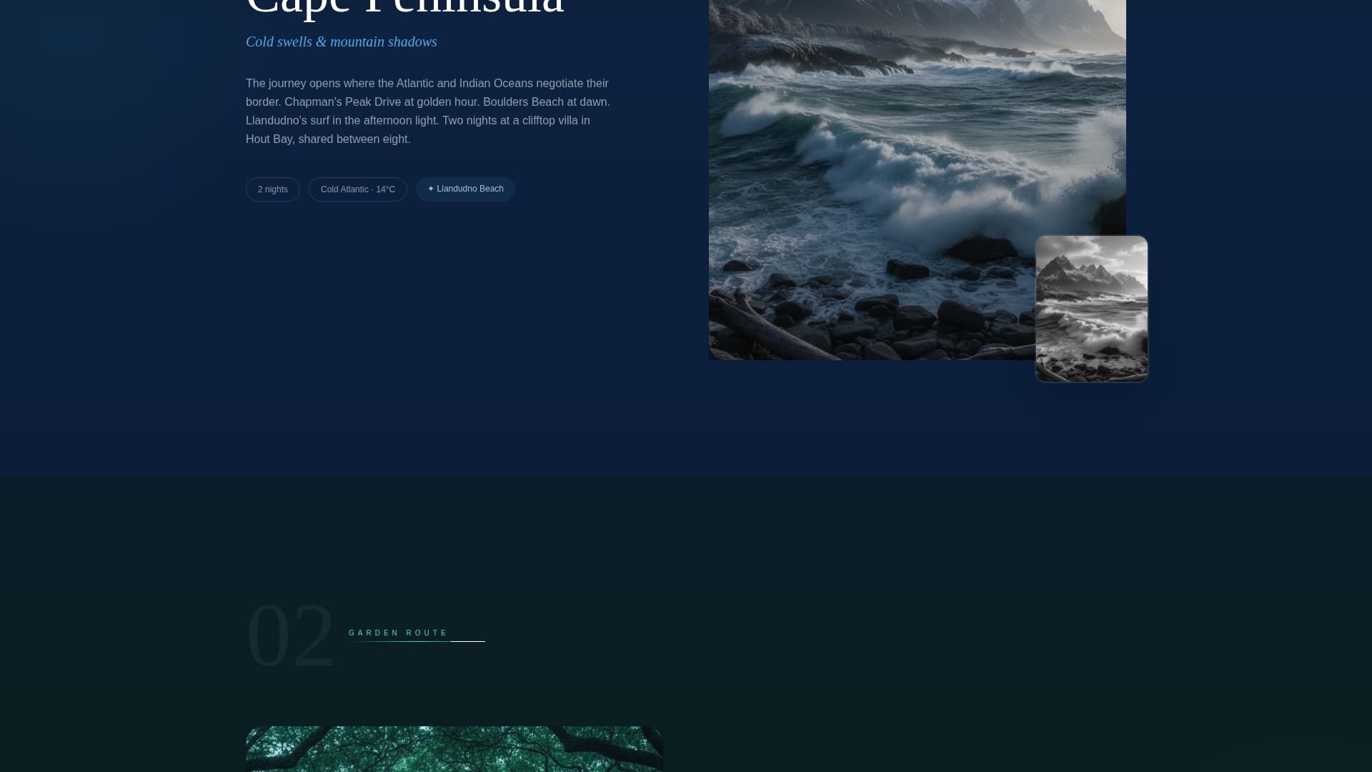 South Africa Travel Booking Website Template
