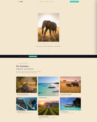 South Africa Travel Specialist Booking Website Template