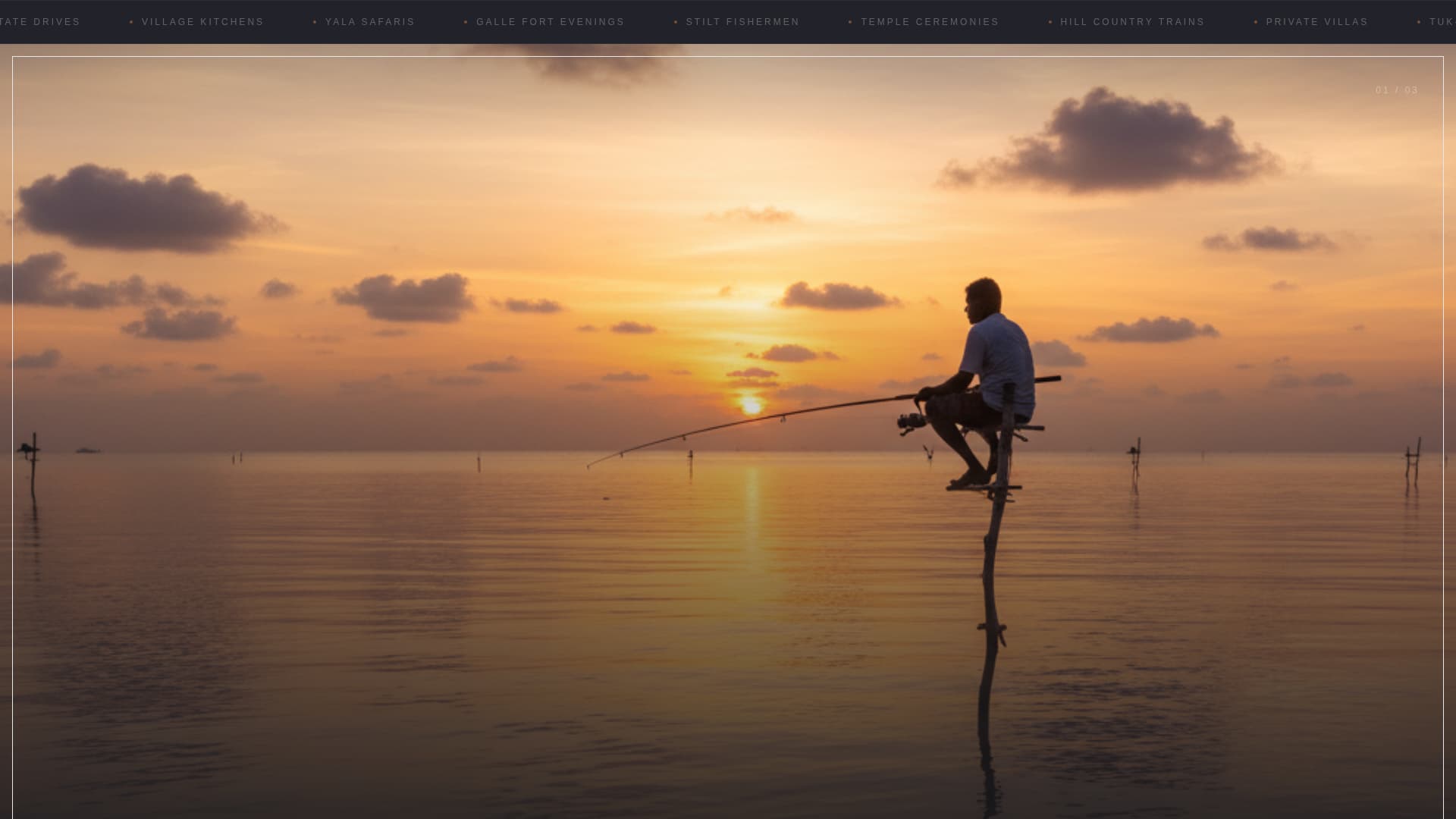 Sri Lanka Travel Booking Website Template