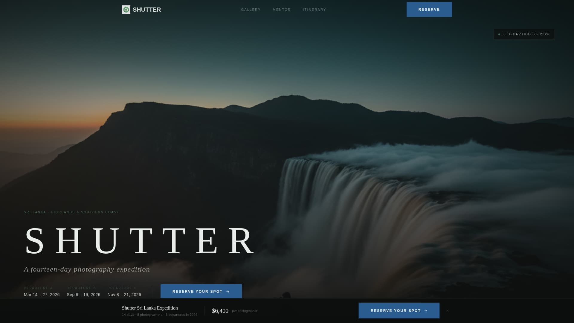 Sri Lanka Travel Specialist Professional Website Template
