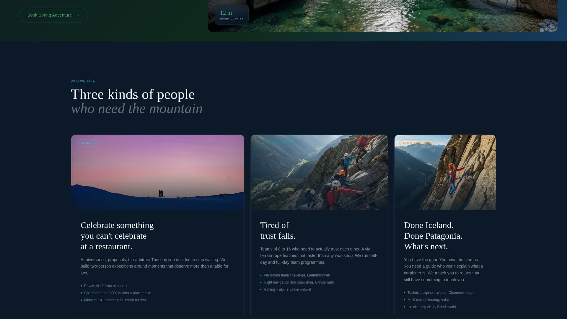 Switzerland Travel Booking Website Template