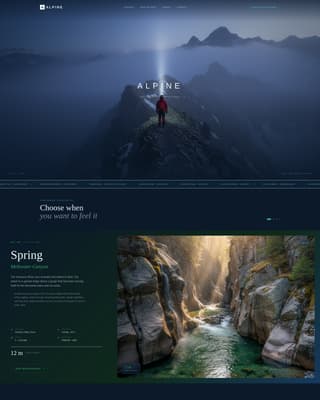 Switzerland Travel Booking Website Template
