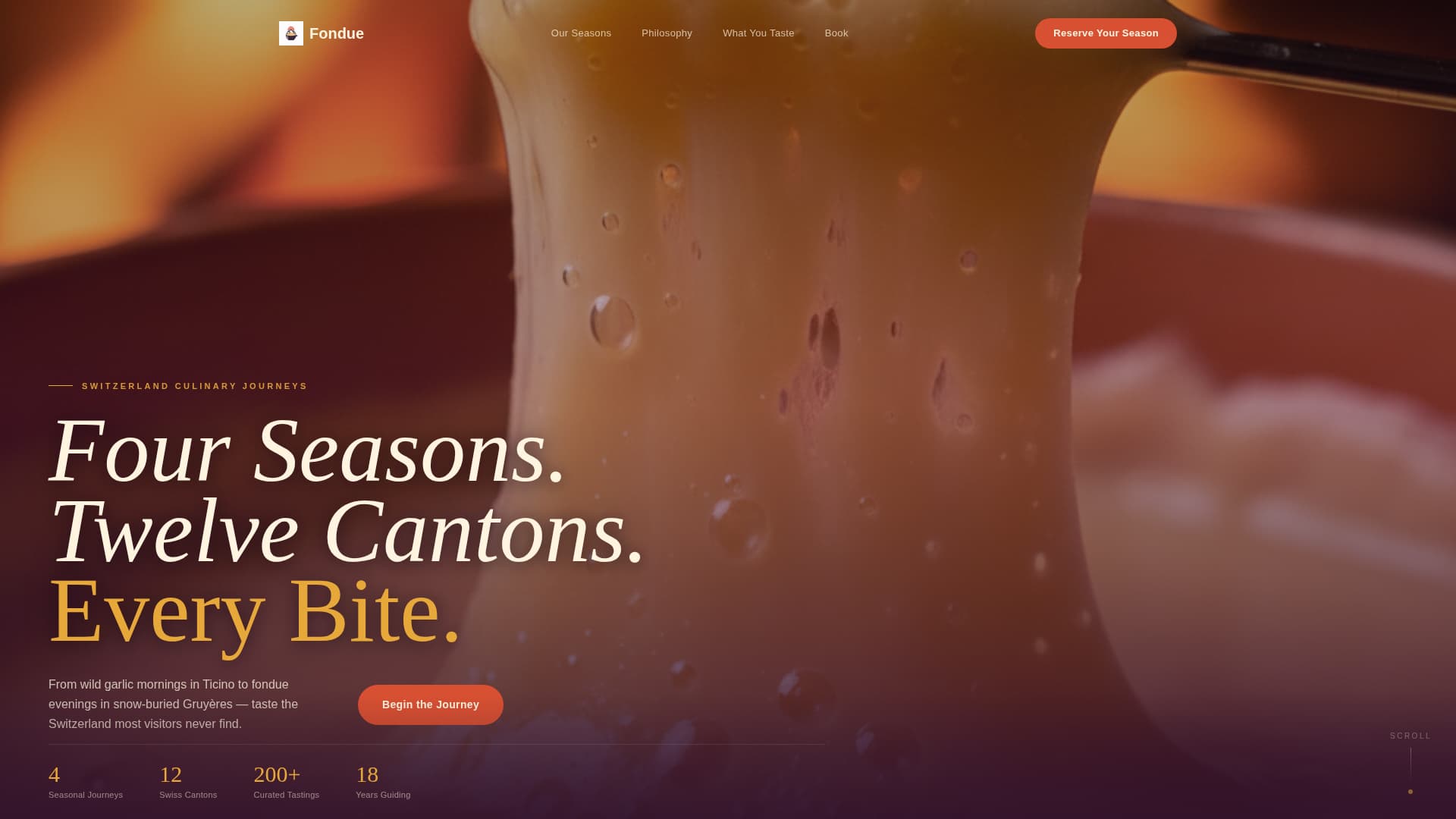 Switzerland Travel Advanced Booking Website Template