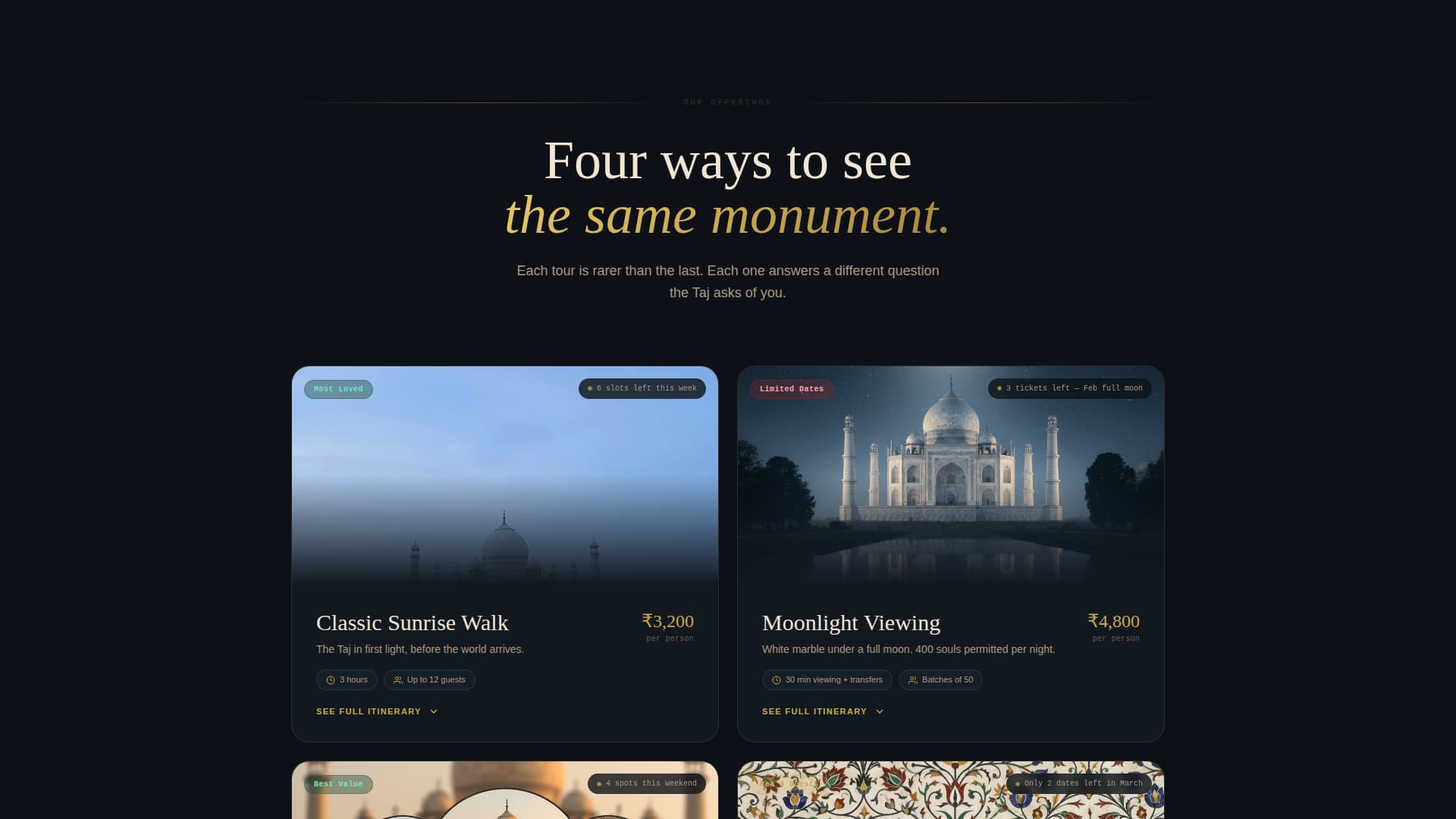 Cultural & Heritage Tourism Booking Website Template