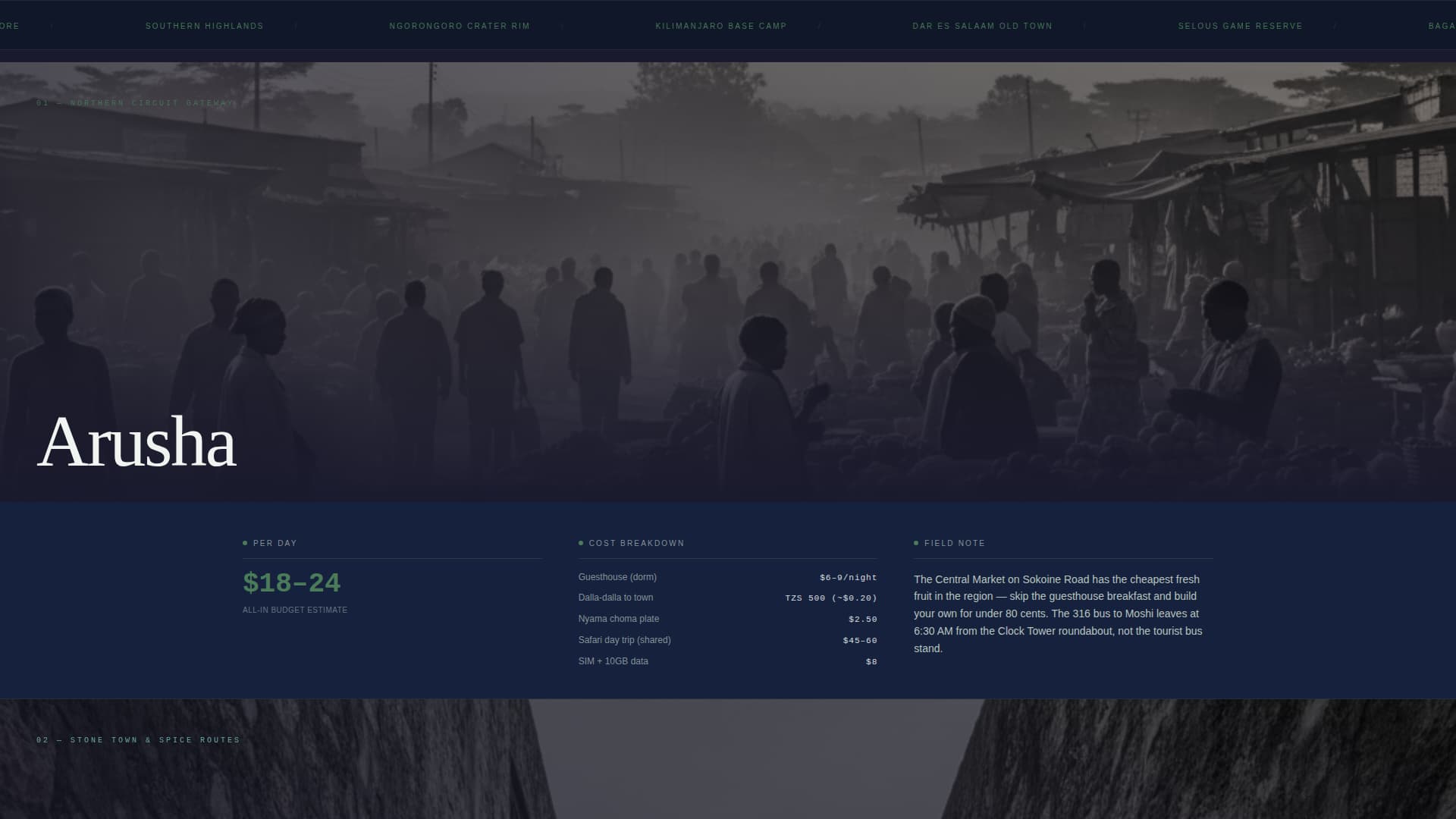 Tanzania Travel Privacy Policy Website Template