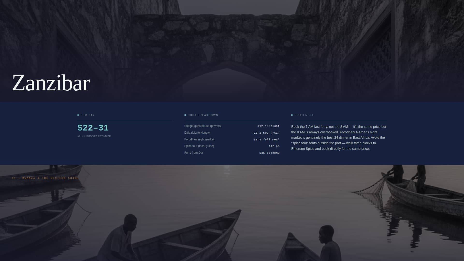 Tanzania Travel Privacy Policy Website Template