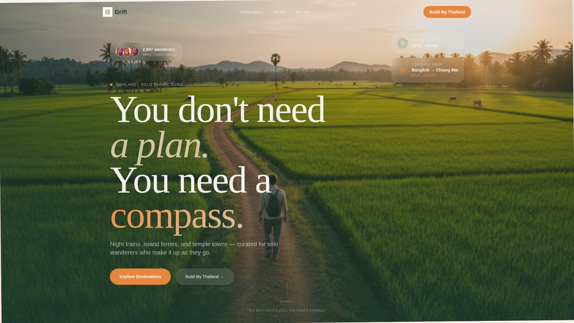 Thailand Travel Specialist Professional Website Template