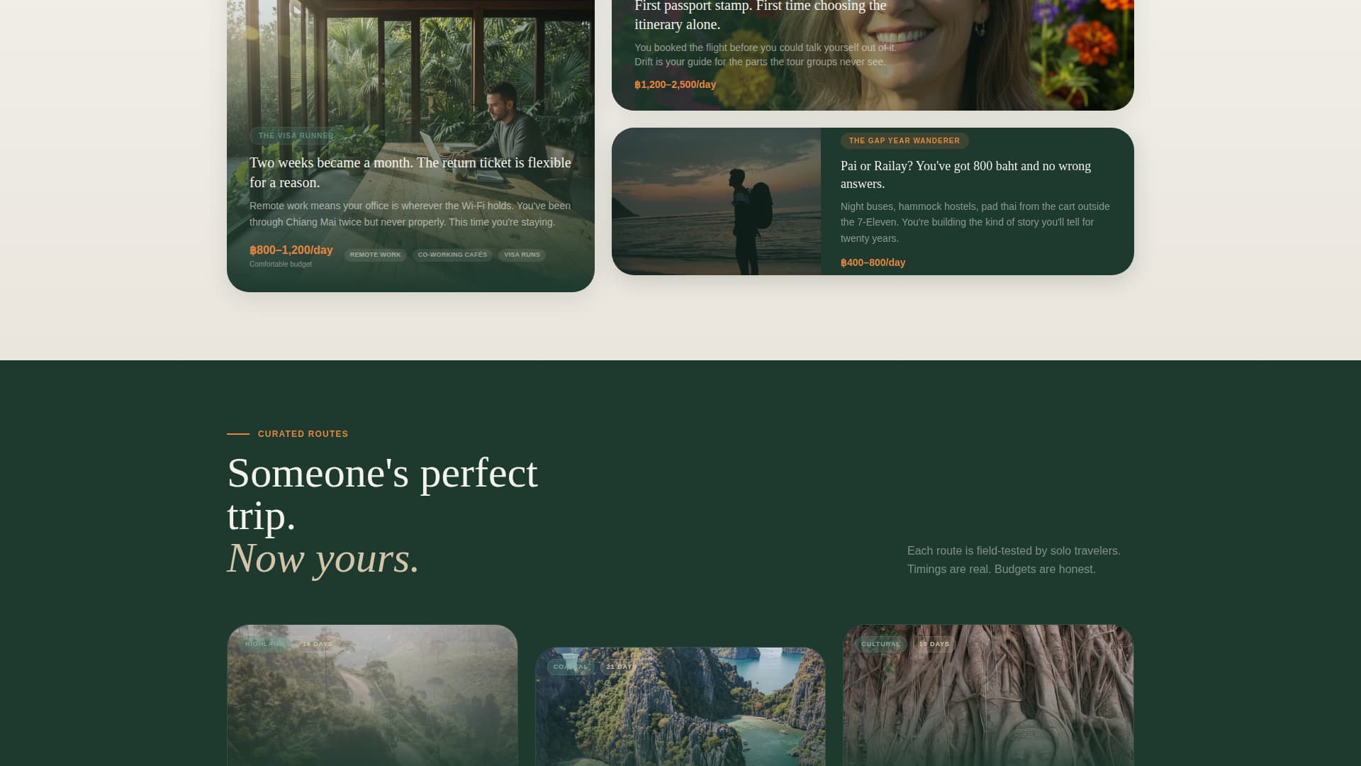 Thailand Travel Specialist Professional Website Template