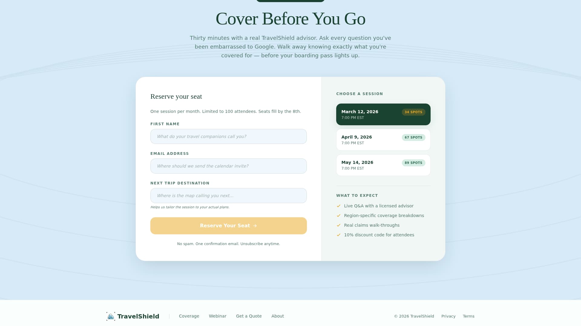 Travel Tech & Booking Platform Cost Calculator Website Template