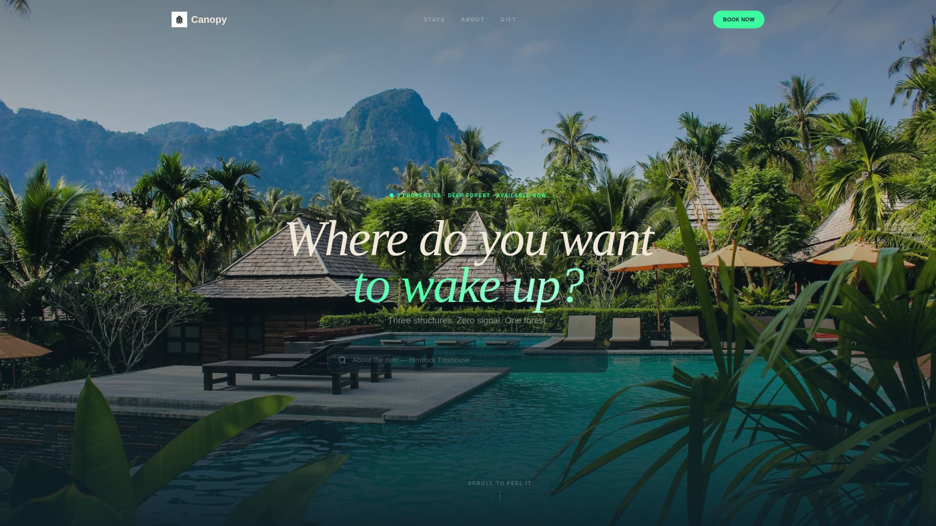 Campground & Glamping Advanced Booking Website Template
