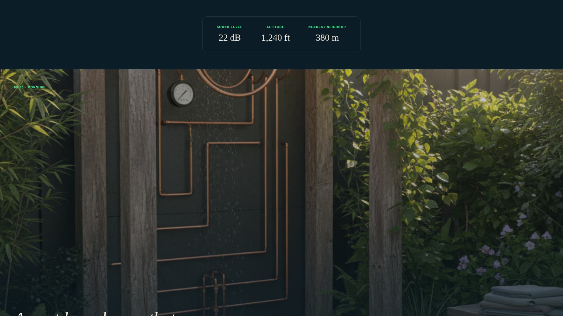 Campground & Glamping Advanced Booking Website Template