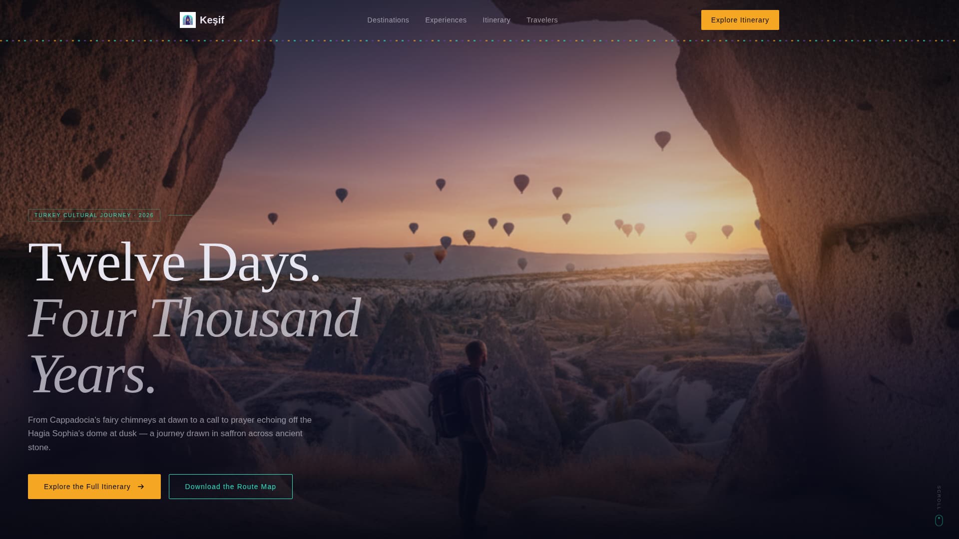 Turkey Travel Blog Website Template