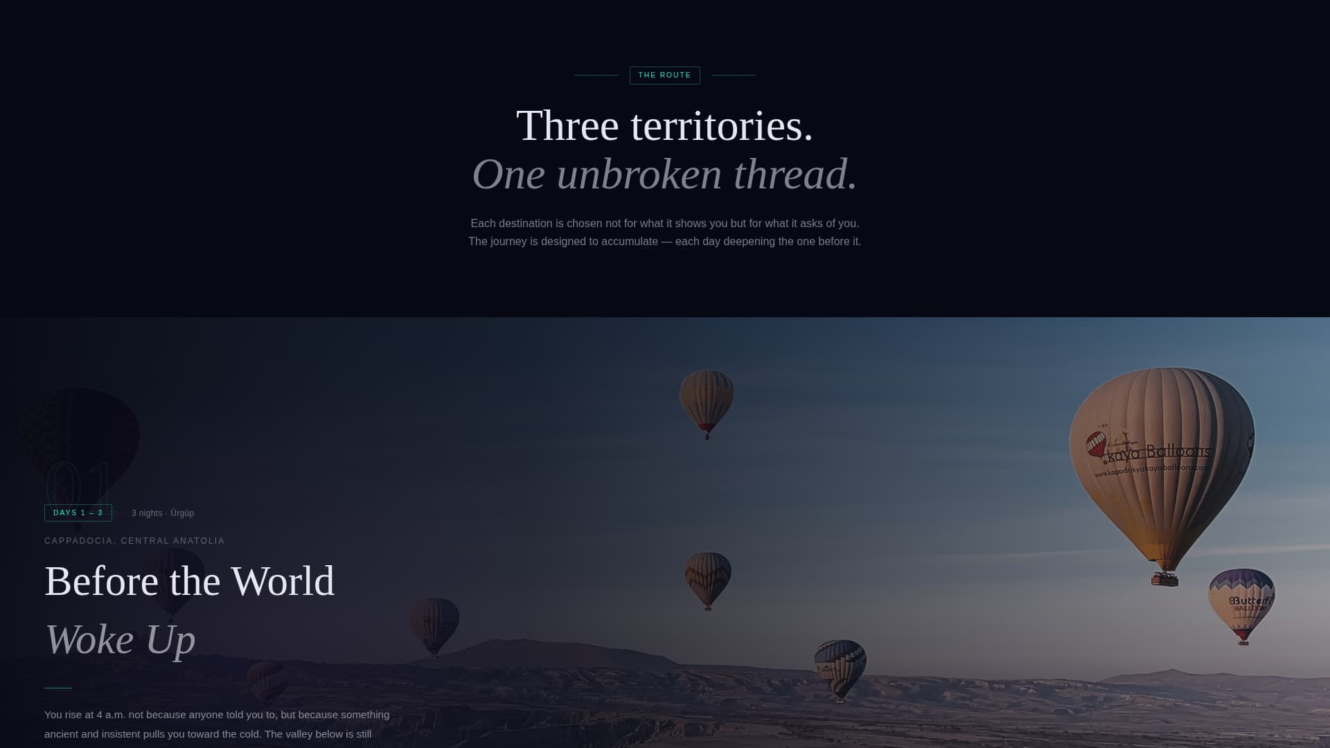 Turkey Travel Blog Website Template