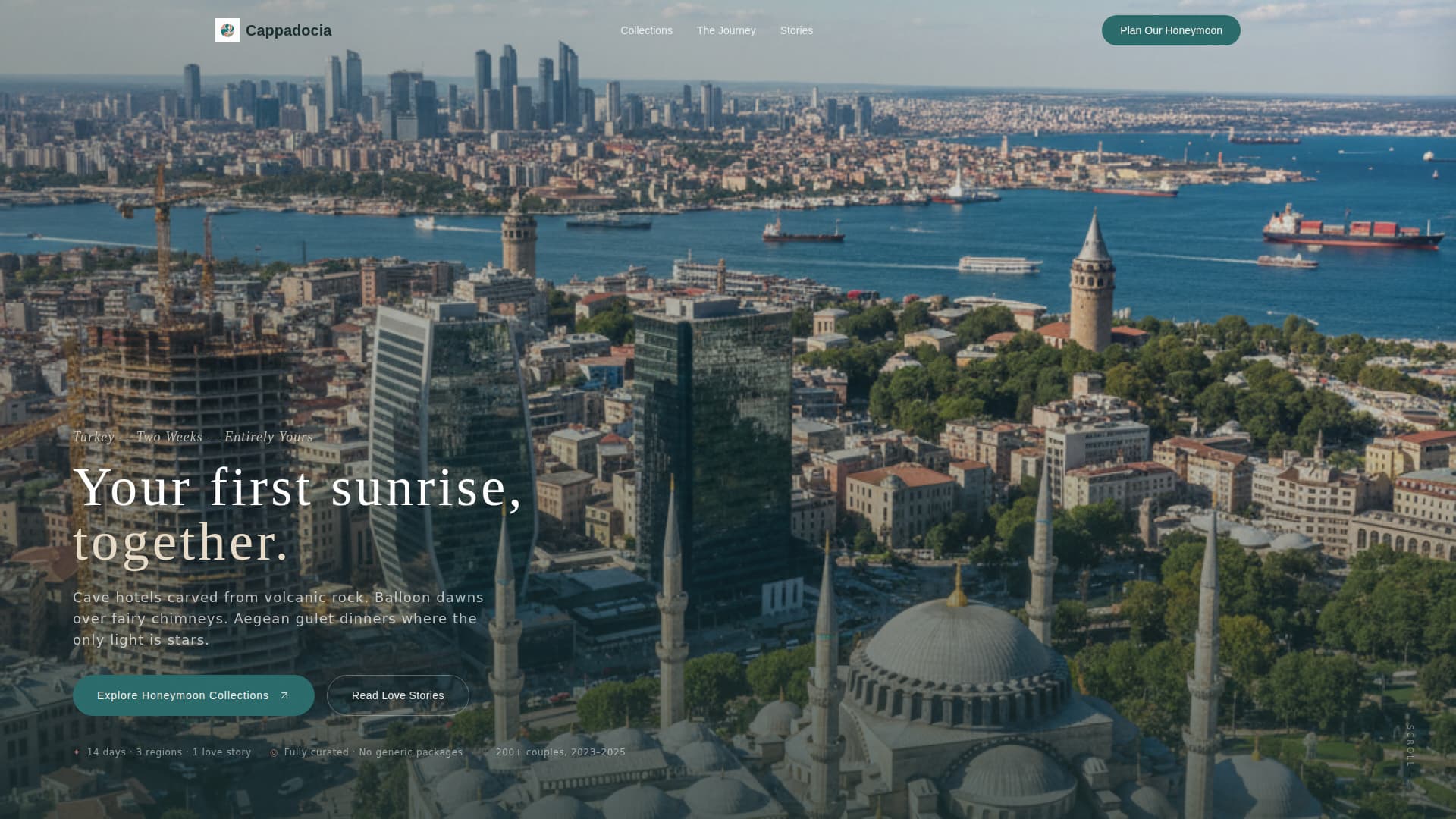 Turkey Travel Specialist Booking Website Template