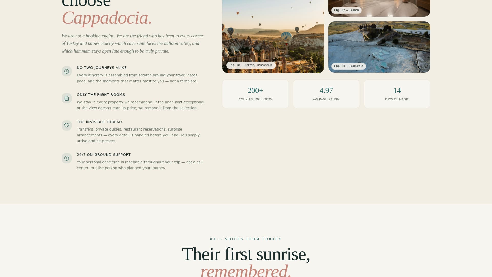 Turkey Travel Specialist Booking Website Template