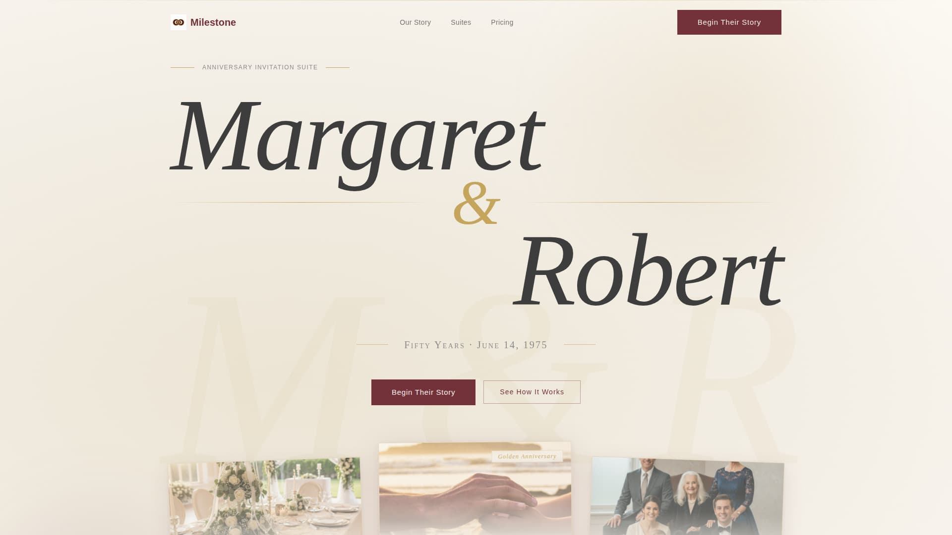Anniversary Event Professional Website Template