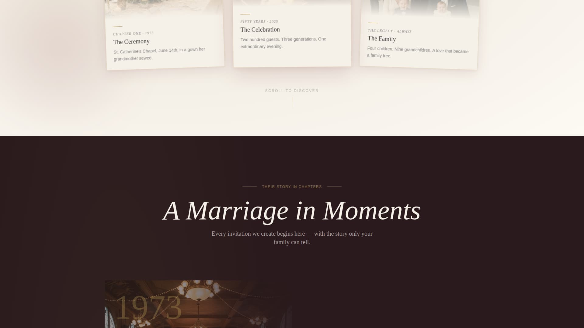 Anniversary Event Professional Website Template