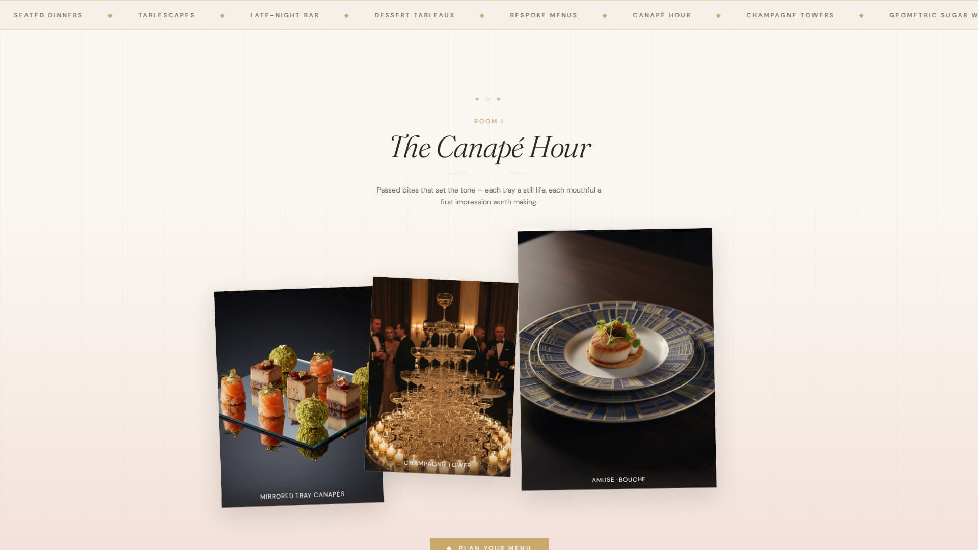 Art Deco Wedding Professional Website Template