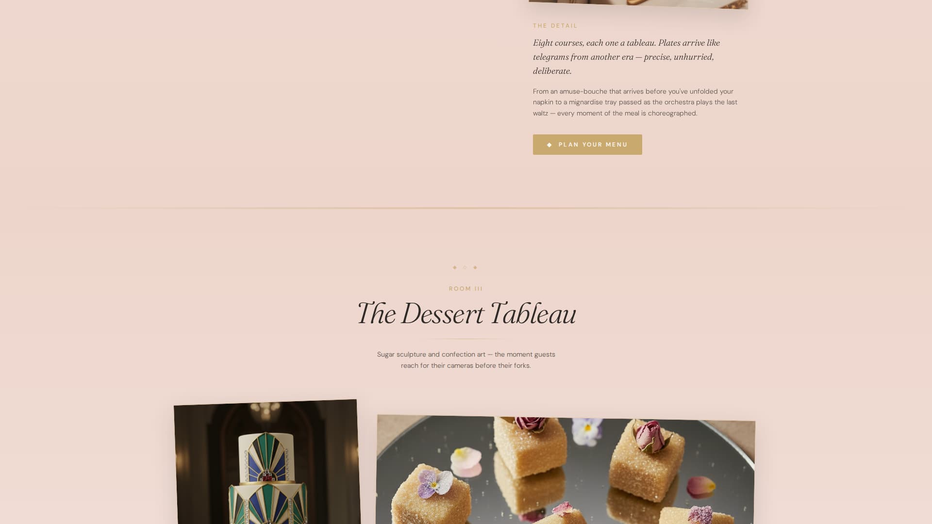 Art Deco Wedding Professional Website Template