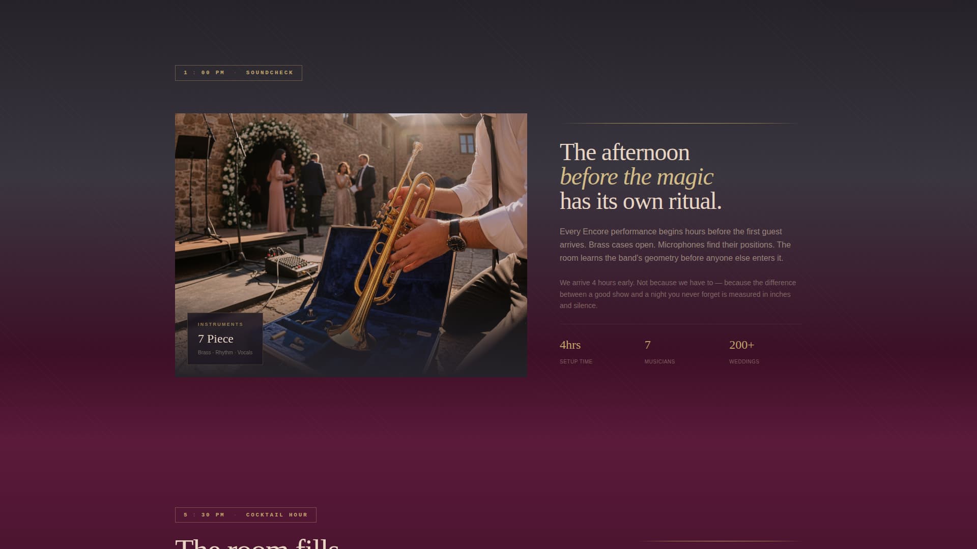 Art Deco Wedding Booking Website Template