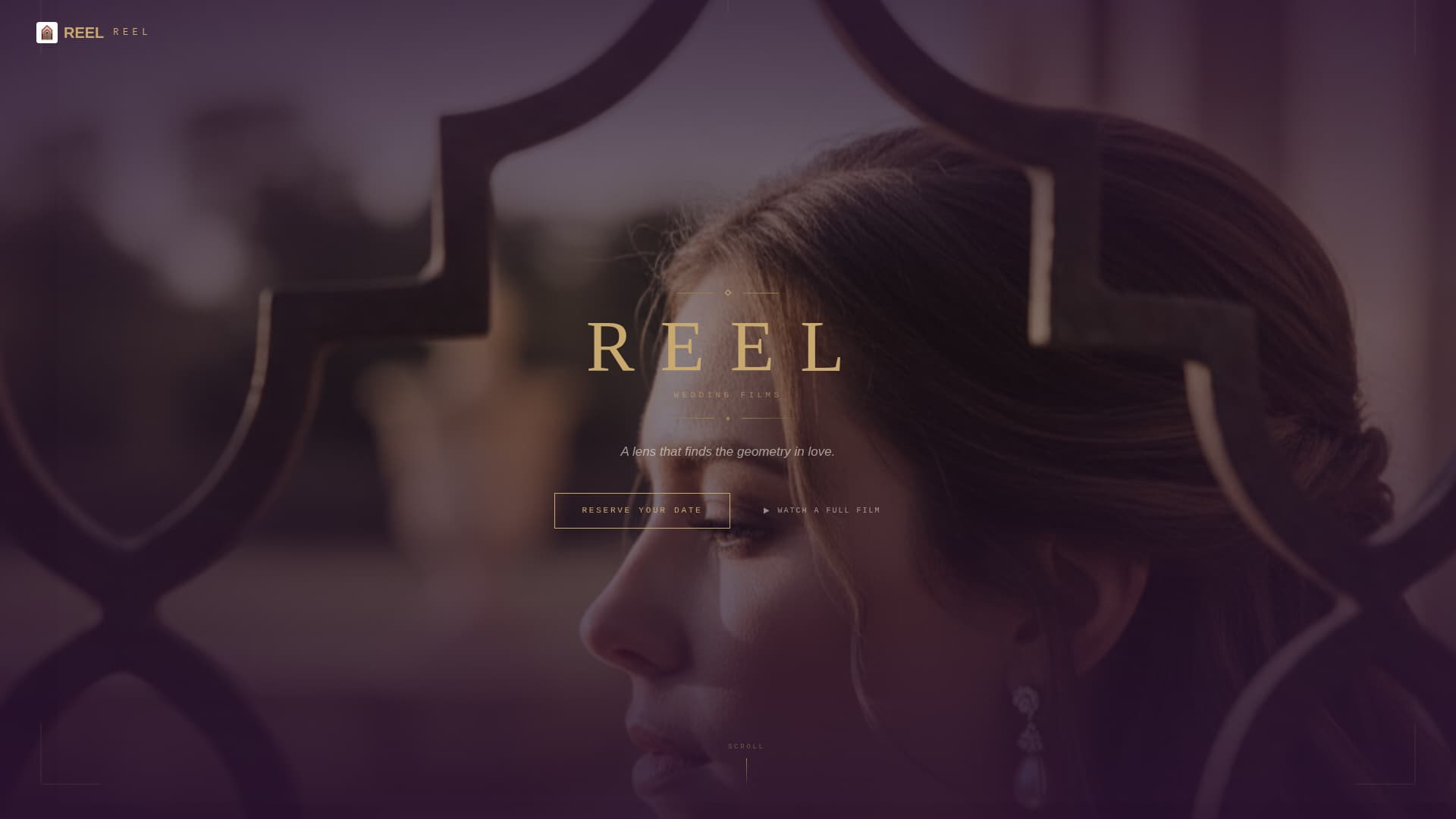Art Deco Wedding Advanced Booking Website Template