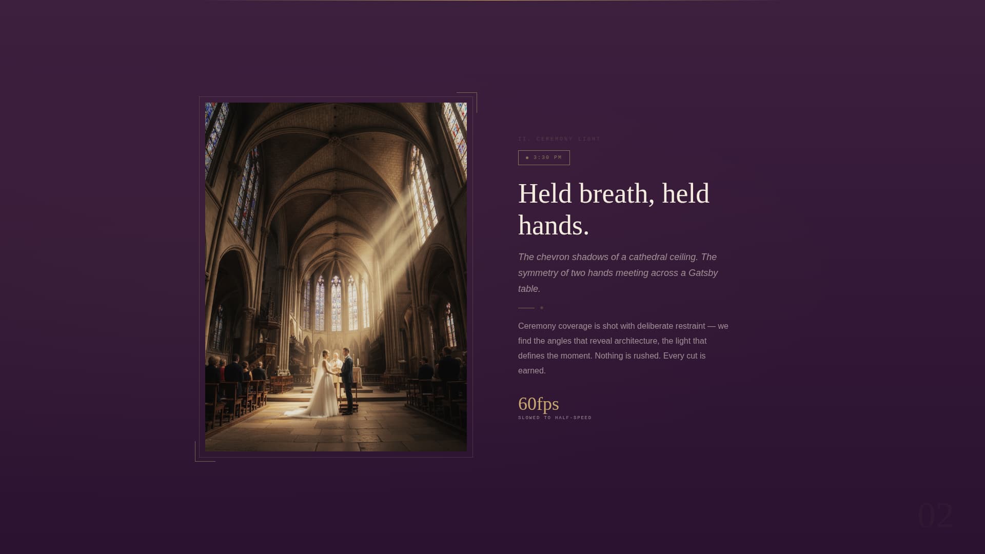 Art Deco Wedding Advanced Booking Website Template
