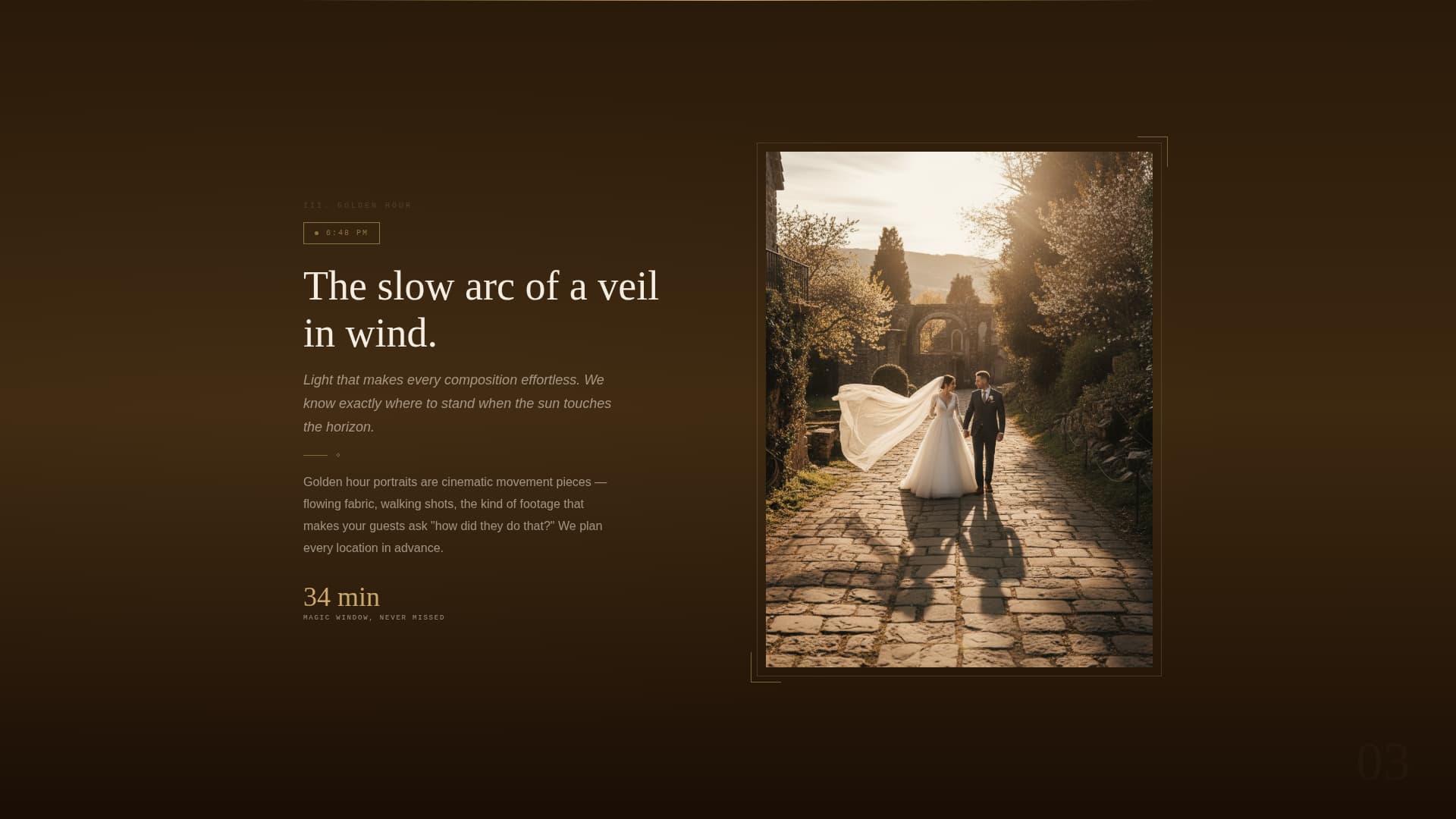 Art Deco Wedding Advanced Booking Website Template