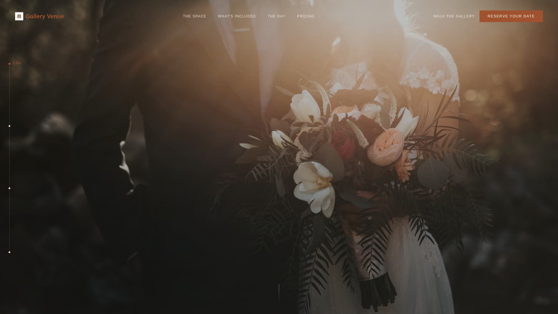 Wedding Venue Booking Website Template