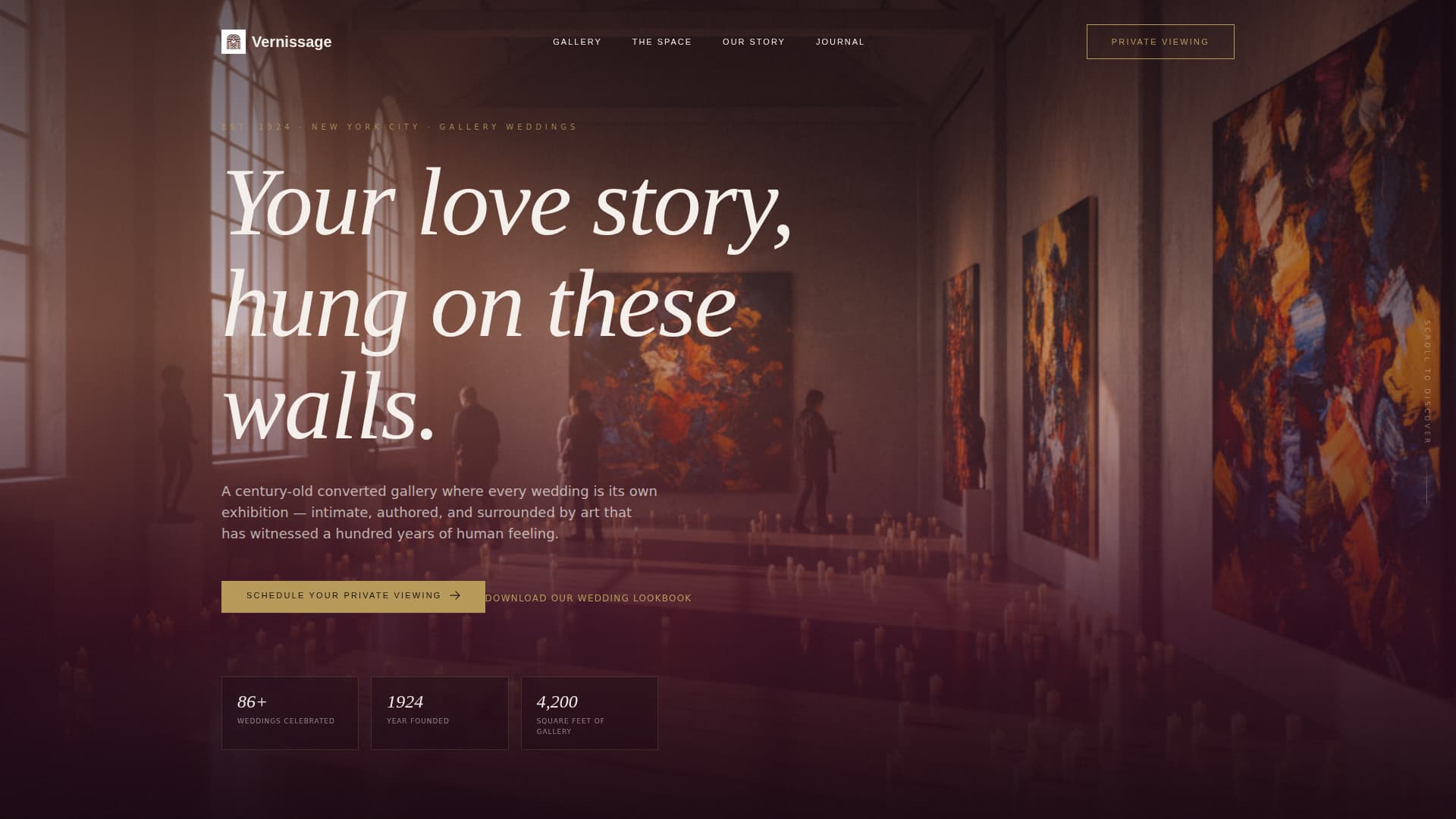 Wedding Venue Blog Website Template