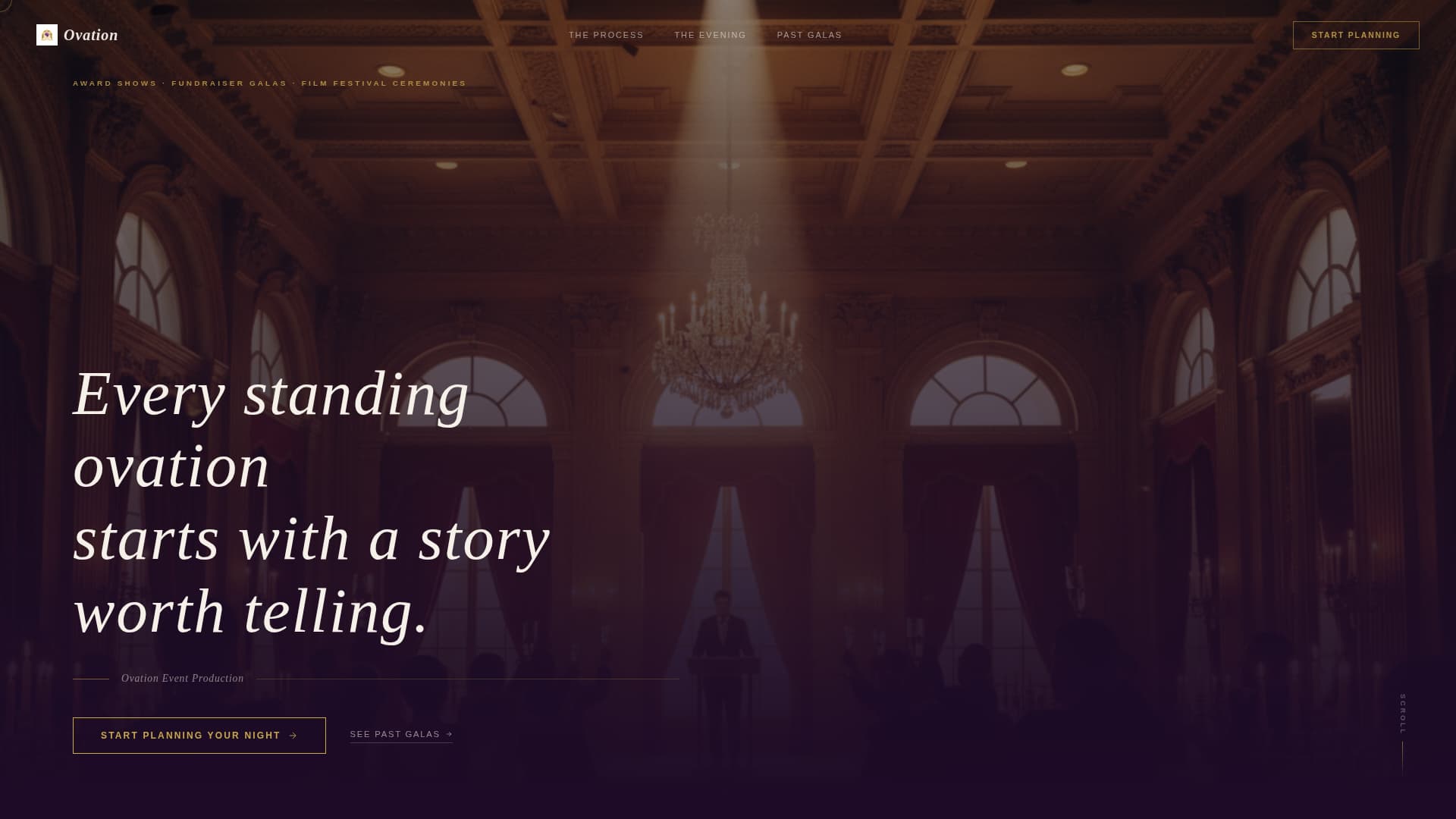 Event Management Company Booking Website Template