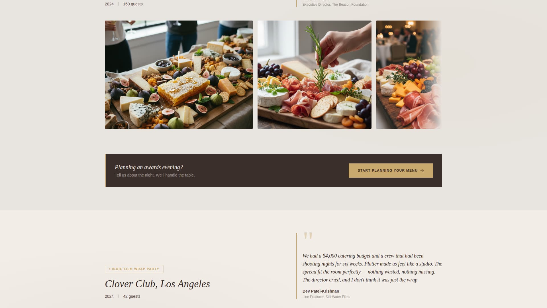 Awards Ceremony Event Professional Website Template