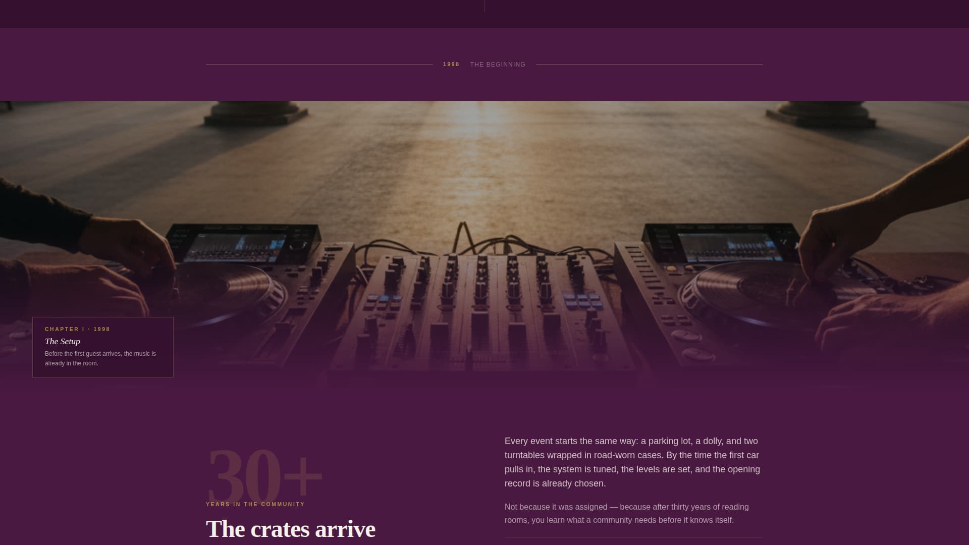 Community Event Booking Website Template