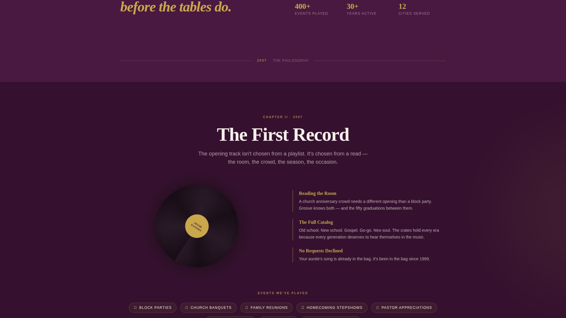 Community Event Booking Website Template