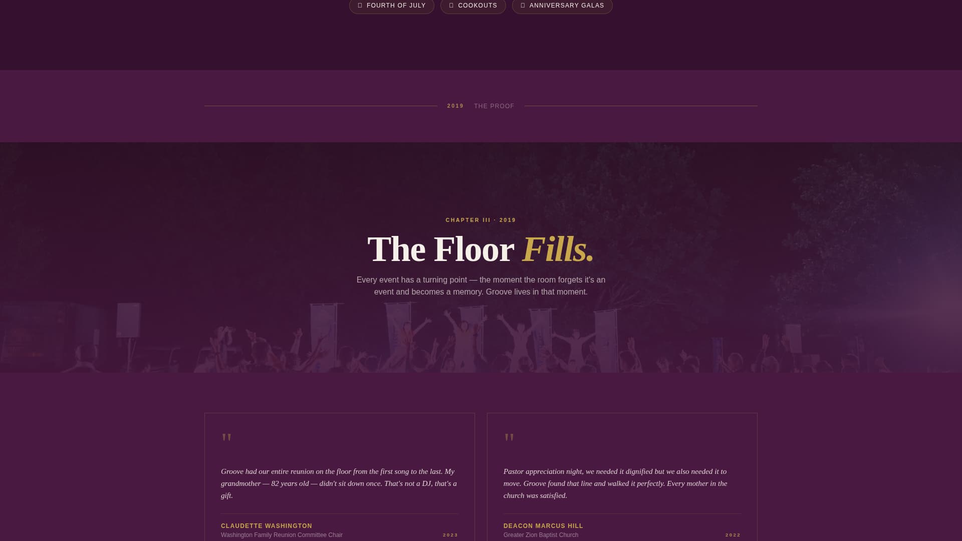 Community Event Booking Website Template