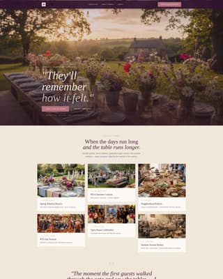Gather - Artisan Community Landing Page Template