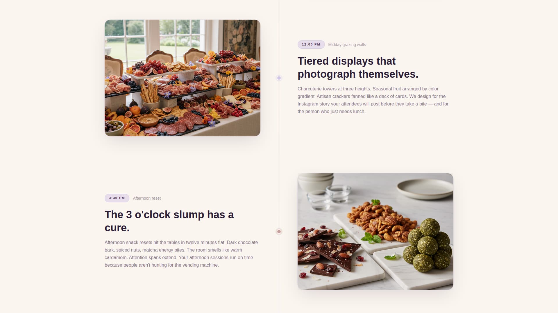 Conference Event Catering & Corporate Summit Website Template