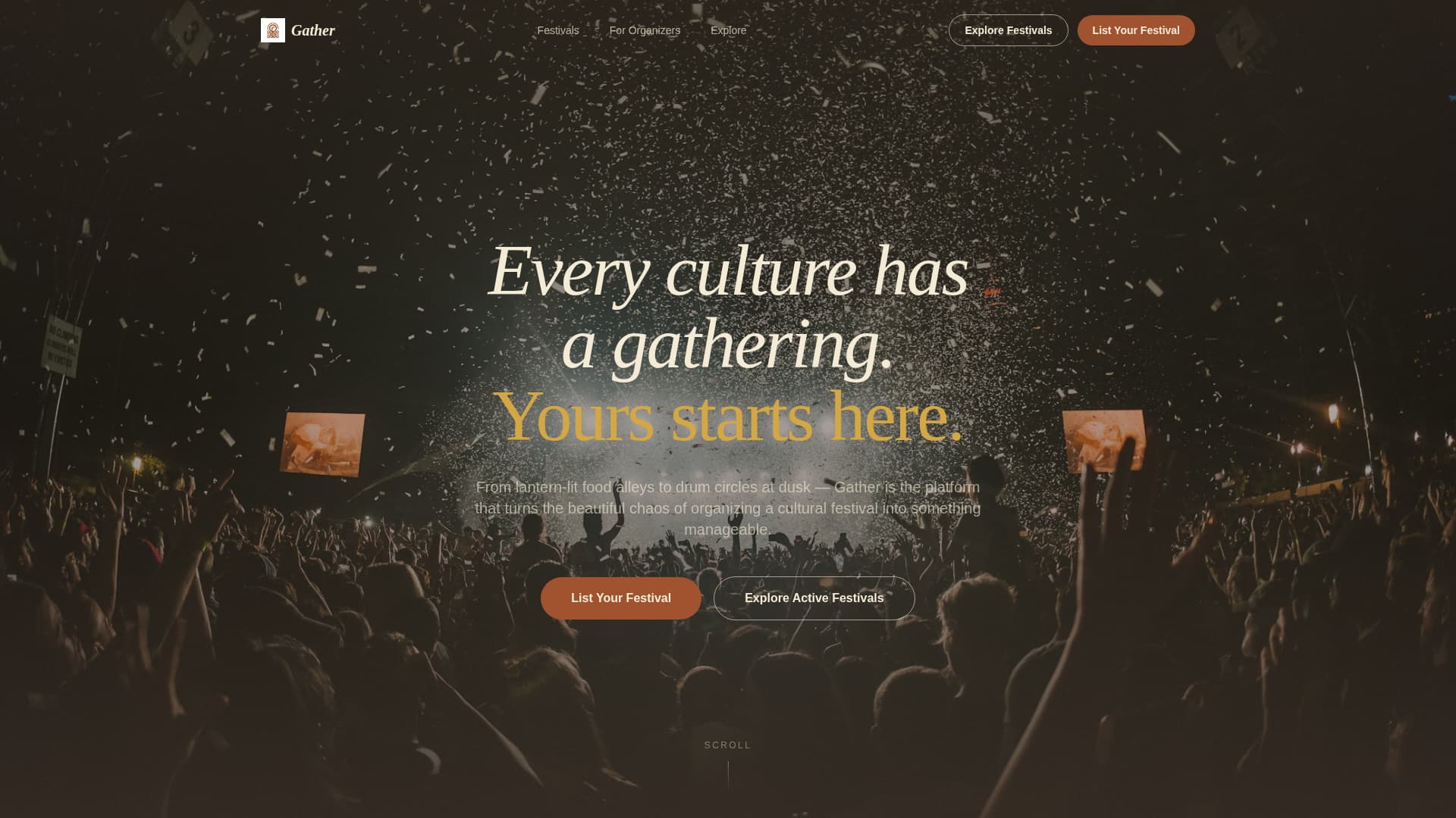 Cultural Festival Event Reviews Website Template