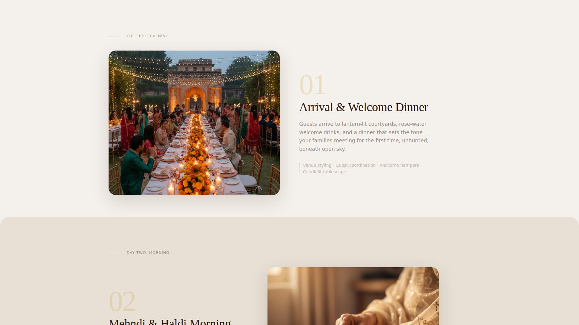 Indian Wedding Professional Website Template