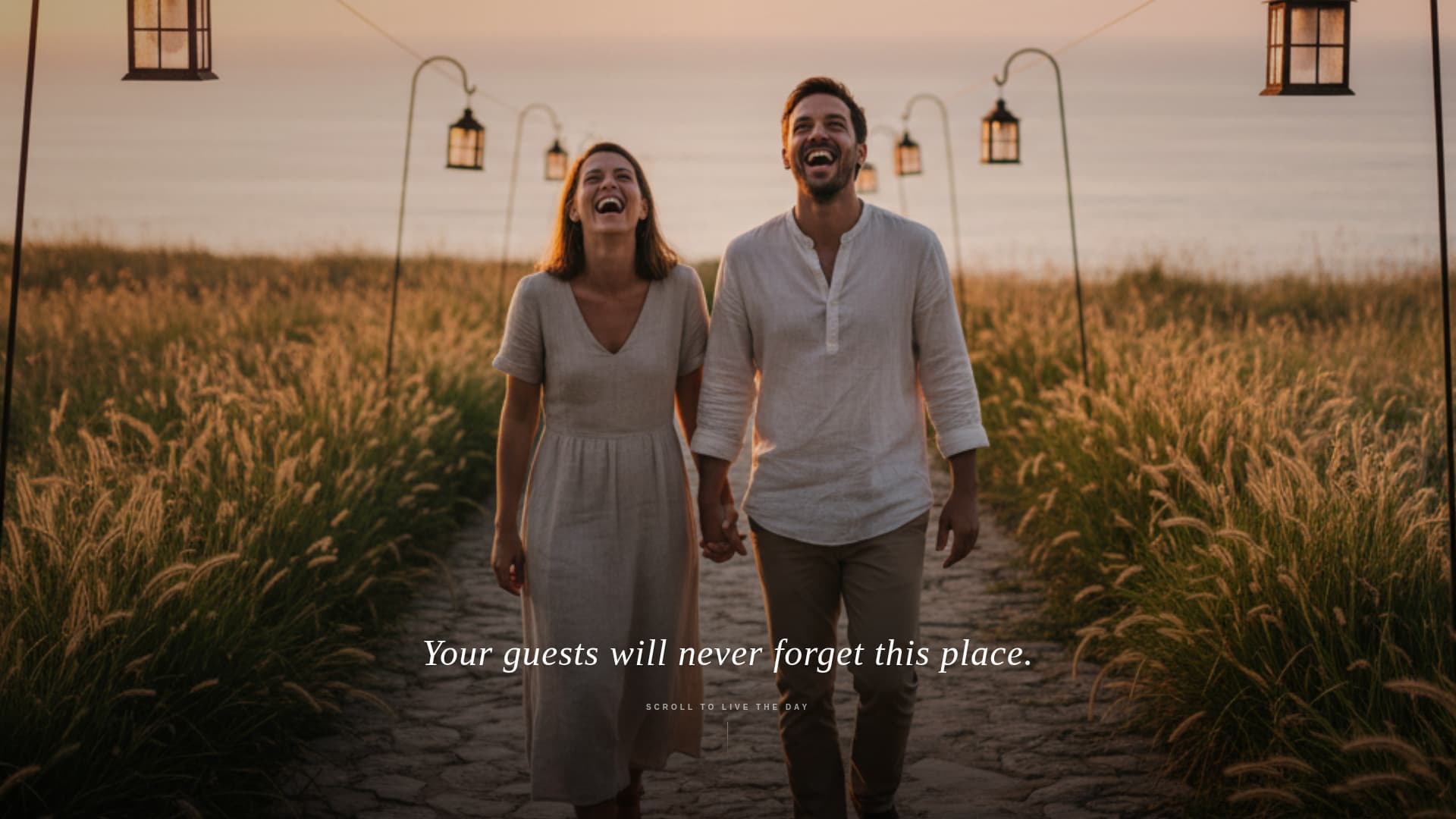 Wedding Venue Complete Booking Website Template
