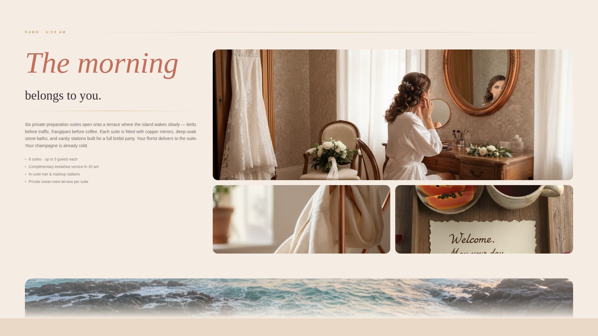 Wedding Venue Complete Booking Website Template