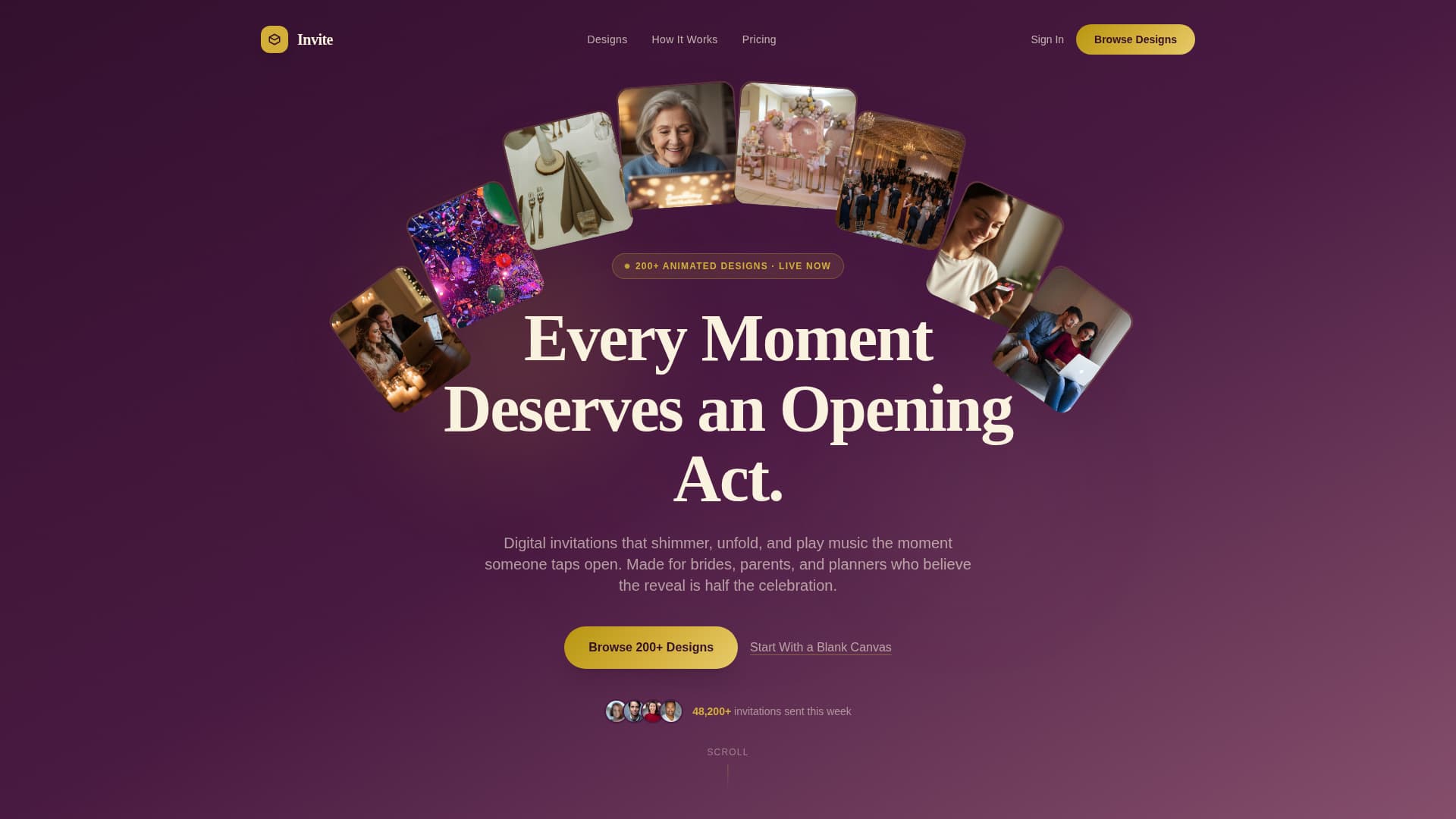 Wedding Invitation & Stationery Reviews Website Template