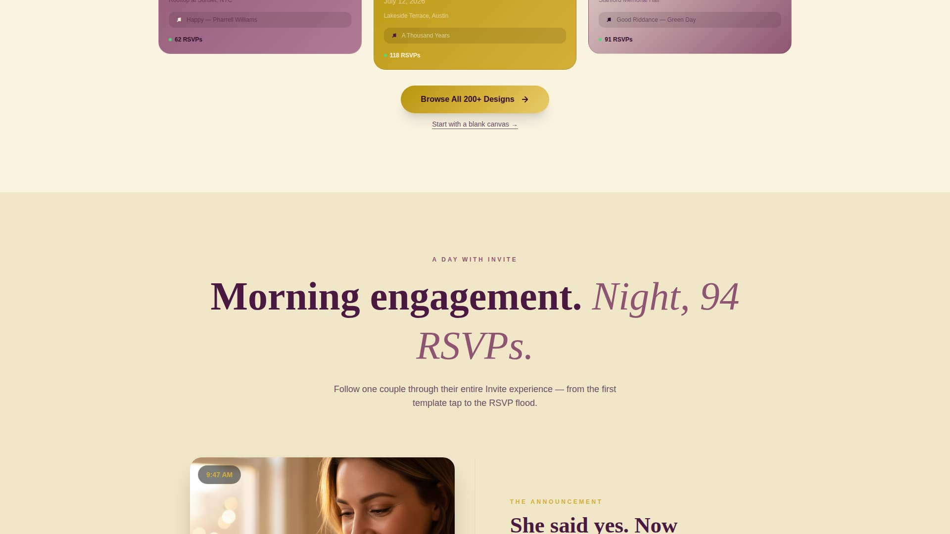 Wedding Invitation & Stationery Reviews Website Template
